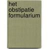 Het obstipatie formularium door Marc Benninga