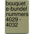 Bouquet e-bundel nummers 4029 - 4032