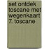 Set Ontdek Toscane met wegenkaart 7. Toscane