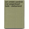 Set Ontdek Sardinië met wegenkaart Italië / Zwitserland door Onbekend