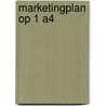 Marketingplan op 1 A4 door Ment Kuiper