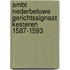 Ambt Nederbetuwe Gerichtssignaat Kesteren 1587-1593