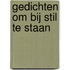 Gedichten om bij stil te staan