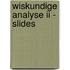 Wiskundige Analyse II - Slides