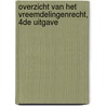 Overzicht van het vreemdelingenrecht, 4de uitgave by Luc Denys