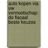 Auto kopen via uw vennootschap: de fiscaal beste keuzes