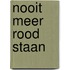 Nooit meer Rood Staan