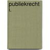 Publiekrecht I. door Steven Lierman