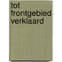 Tot frontgebied verklaard