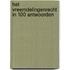 Het vreemdelingenrecht in 100 antwoorden