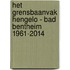 Het grensbaanvak Hengelo - Bad Bentheim 1961-2014