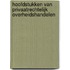 Hoofdstukken van privaatrechtelijk overheidshandelen