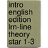 Intro English edition LRN-line theory star 1-3