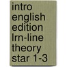 Intro English edition LRN-line theory star 1-3 door Onbekend