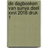 De dagboeken van Sunya deel XXVI 2018 druk 1