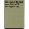 Rekenvaardigheid voor financiële beroepen set door P. Hintzen