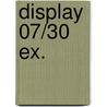 Display 07/30 ex. by Nix