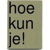 Hoe kun je! by José Vriens