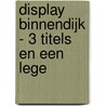 Display Binnendijk - 3 titels en een lege by Henk Binnendijk