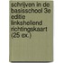 Schrijven in de basisschool 3e editie linkshellend richtingskaart (25 ex.)