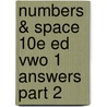 Numbers & Space 10e ed vwo 1 answers part 2 door Onbekend
