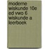 Moderne Wiskunde 10e ed vwo 6 wiskunde A leerboek