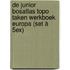 De Junior Bosatlas Topo Taken werkboek Europa (set à 5ex)