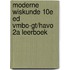 Moderne Wiskunde 10e ed vmbo-gt/havo 2a leerboek
