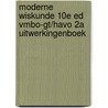 Moderne Wiskunde 10e ed vmbo-gt/havo 2a uitwerkingenboek door Onbekend
