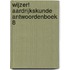 Wijzer! Aardrijkskunde antwoordenboek 8