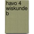 havo 4 wiskunde B