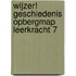 Wijzer! Geschiedenis opbergmap leerkracht 7