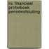 NU Financieel Profielboek periodeafsluiting