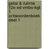 Getal & Ruimte 12e ed vmbo-kgt 1 antwoordenboek deel 1