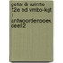 Getal & Ruimte 12e ed vmbo-kgt 1 antwoordenboek deel 2