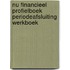 NU Financieel Profielboek Periodeafsluiting Werkboek