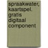 Spraakwater, kaartspel. Gratis digitaal component