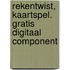 Rekentwist, kaartspel. Gratis digitaal component