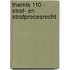 Themis 110 - Straf- en strafprocesrecht