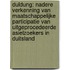 Duldung: nadere verkenning van maatschappelijke participatie van uitgeprocedeerde asielzoekers in Duitsland