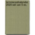 Lemniscaatkalender 2020 set van 5 ex.