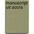 Manuscript uit Accra