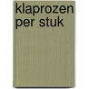Klaprozen per stuk by Ineke Tielens-de Graaf