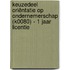 Keuzedeel Oriëntatie op ondernemerschap (K0080) - 1 jaar licentie
