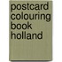 Postcard colouring book Holland