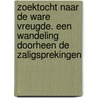 Zoektocht naar de ware vreugde. Een wandeling doorheen de zaligsprekingen door René Stockman