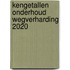Kengetallen onderhoud wegverharding 2020