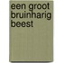 Een groot bruinharig beest
