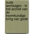 Oude werktuigen - In het archief van de Heemkundige Kring van Gooik