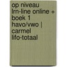 Op niveau LRN-line online + boek 1 havo/vwo | Carmel LIFO-totaal door Onbekend